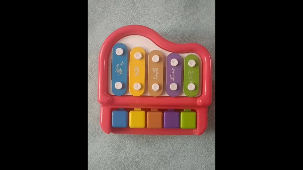 Learn Colours with Piano Toy 🎹 | Blue Yellow Orange Purple Green |Happy kids