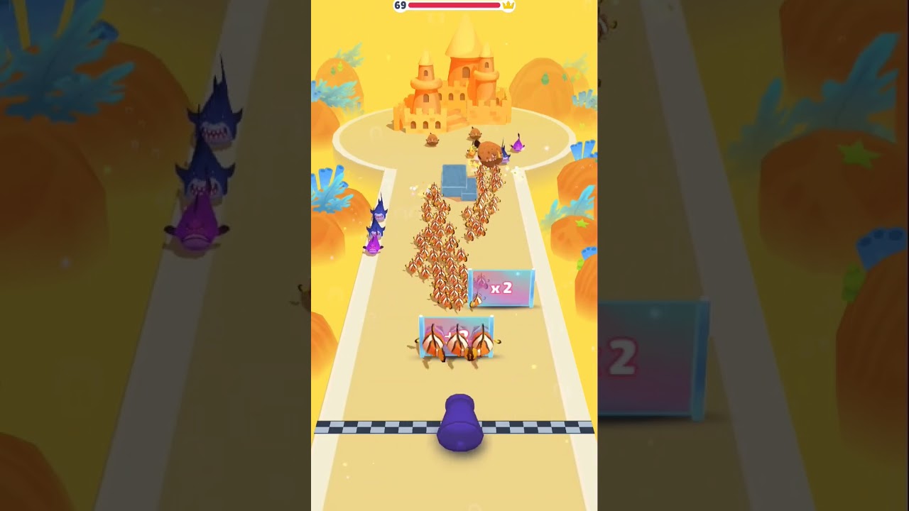 Fish Run 3d. level 69. 