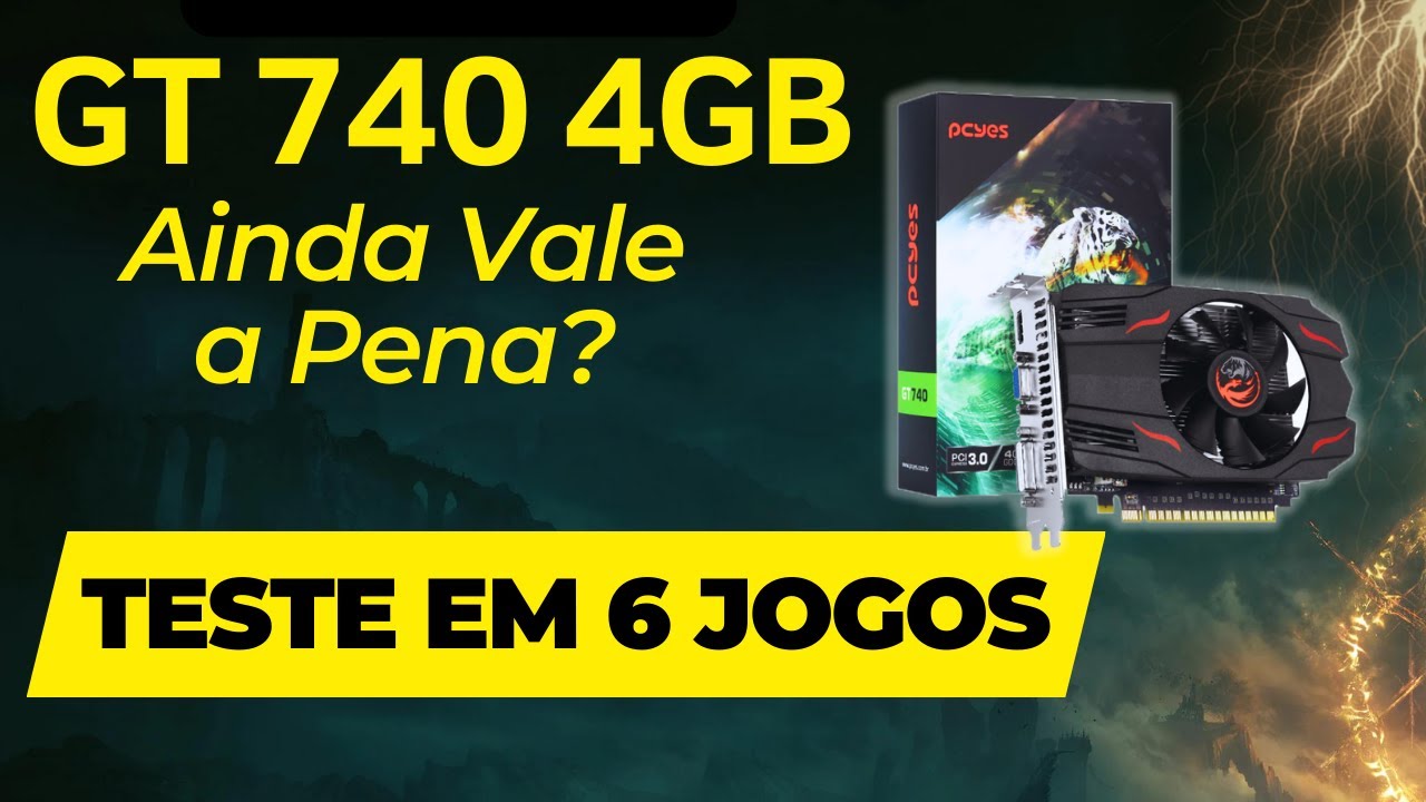 PLACA DE VIDEO NVIDIA GEFORCE GT 740 4GB GDDR5 128 BITS SINGLE FAN -  PVGT7404GBR5128 – PCYES
