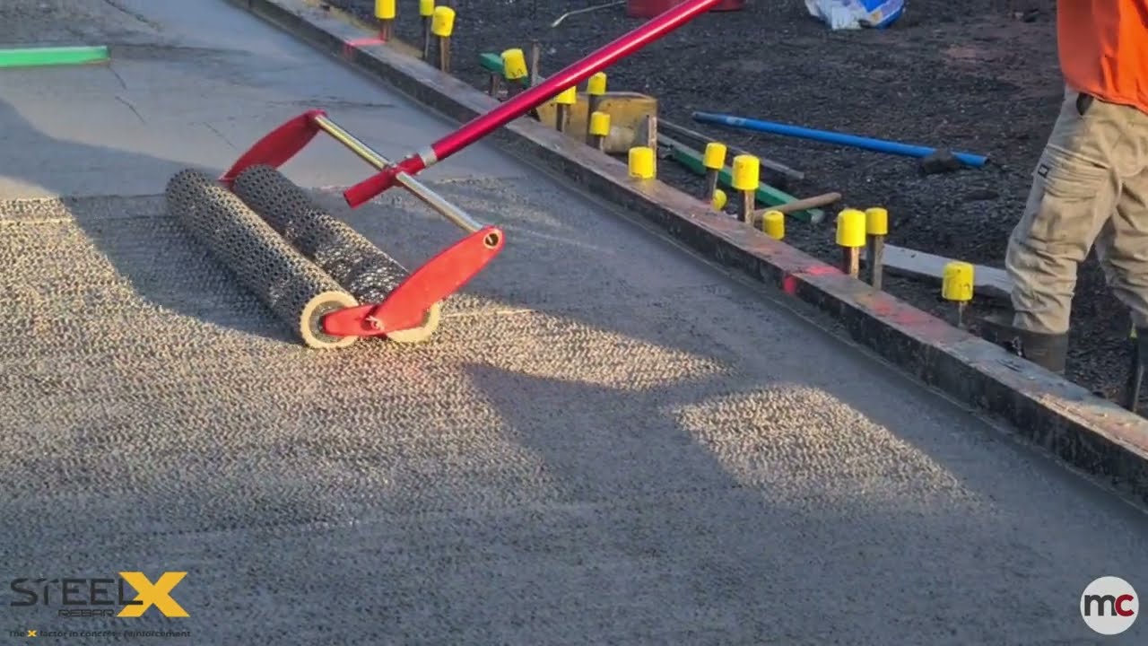 SteelX + Roller Tamper: The Secret to Perfect Concrete Floors