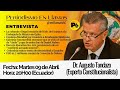 D augusto tandazo asilo jorge glas sommerfeld colombia consullta de noboa