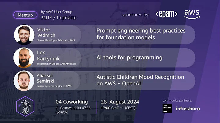 AWS User Group 3city Meetup #8: Viktor Vedmich