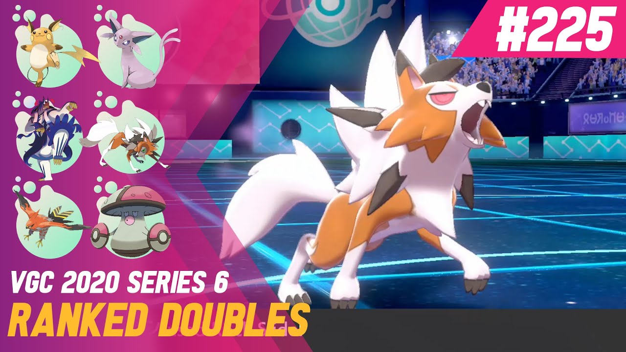 Series 6 Weakness Policy Espeon team VGC 2020 Ranked Doubles - Lycanroc FLINCH CONTROL