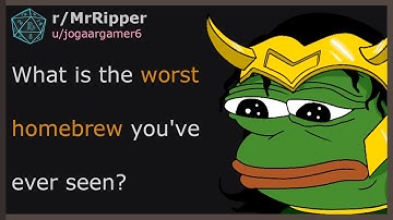 D&D-spelers, wat is het slechtste zelfgemaakte spel dat jullie ooit hebben gezien? #dnd