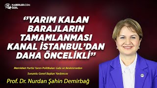 Sanılanın Aksine Su Fakiri Bir Ülkeyiz Prof Dr Nurdan Şahin Demirbağ