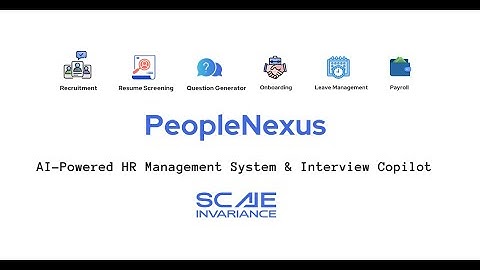 AI-Powered HR Management system and Interview copilot | Scale Invariance