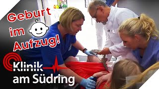 "DAS BABY KOMMT!" ​👶🏻 Junge Frau hat spontane GEBURT im AUFZUG! 😧 | Klinik am Südring | SAT.1 screenshot 4
