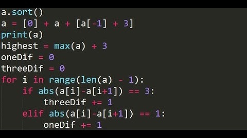 Advent of Code  2020 - Day 10 (1578/18250 Python)