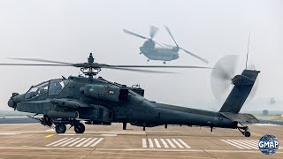 Ah-64 Apache Gunship Departure