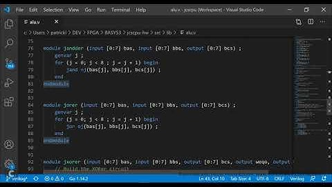 Implementing the Scott CPU Video #6 - ALU Code