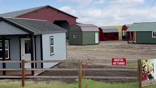 Storage sheds!