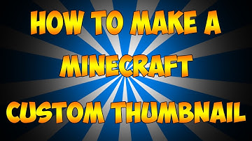 How to Make a Minecraft Custom Thumbnail with Photoshop CS6