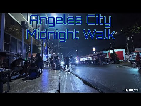 A Quiet Night in Angeles City | Walking Street at Midnight 🇵🇭