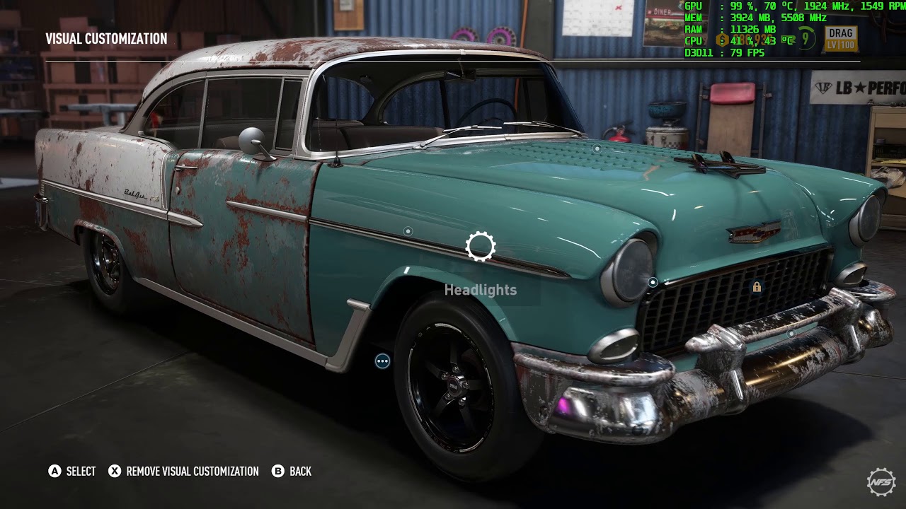 Need For Speed Payback Derelict 55 Bel Air Locations And Drag
