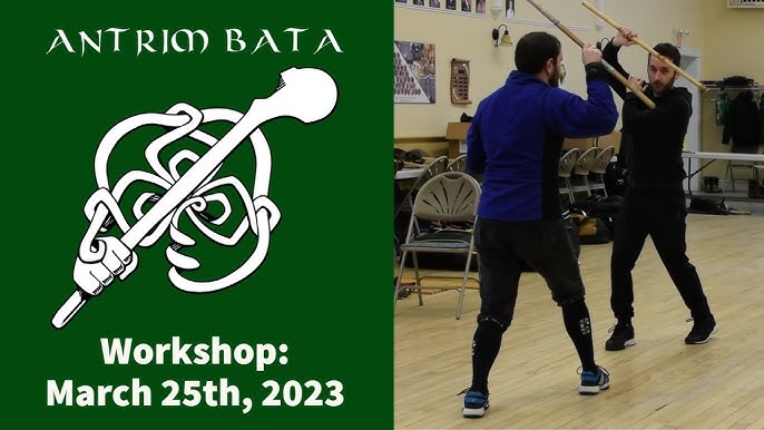 Bataireacht (Irish Stick Fighting) - Antrim Bata Workshop - Outside Head  Parry 