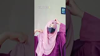 Hijab tutorial 🧕🎀#shorts #hijabtutorial #hijabiqueen