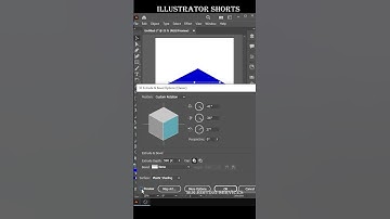 3D Cube Text Effect in Illustrator#shorts #trending