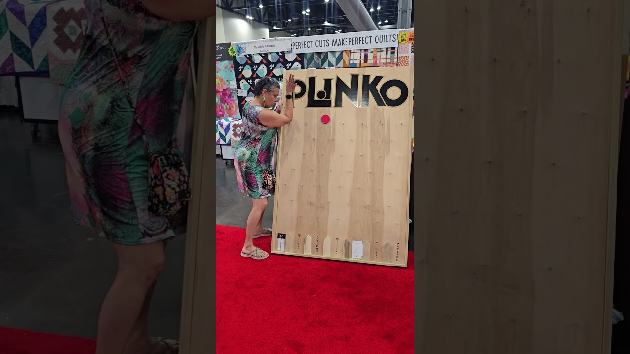 Plinko! at the Houston Quilt Festival! 