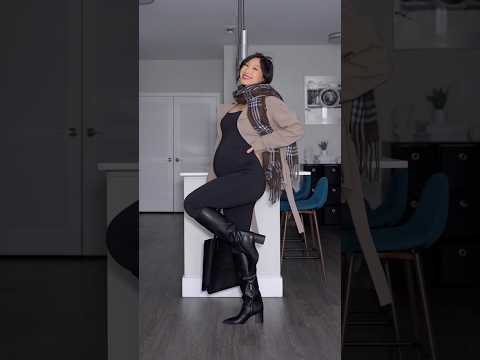 Jumpsuits = pregnancy must-have π€ Sub for more bump-friendly outfit ideas π‘ #bumpstyle #styletips