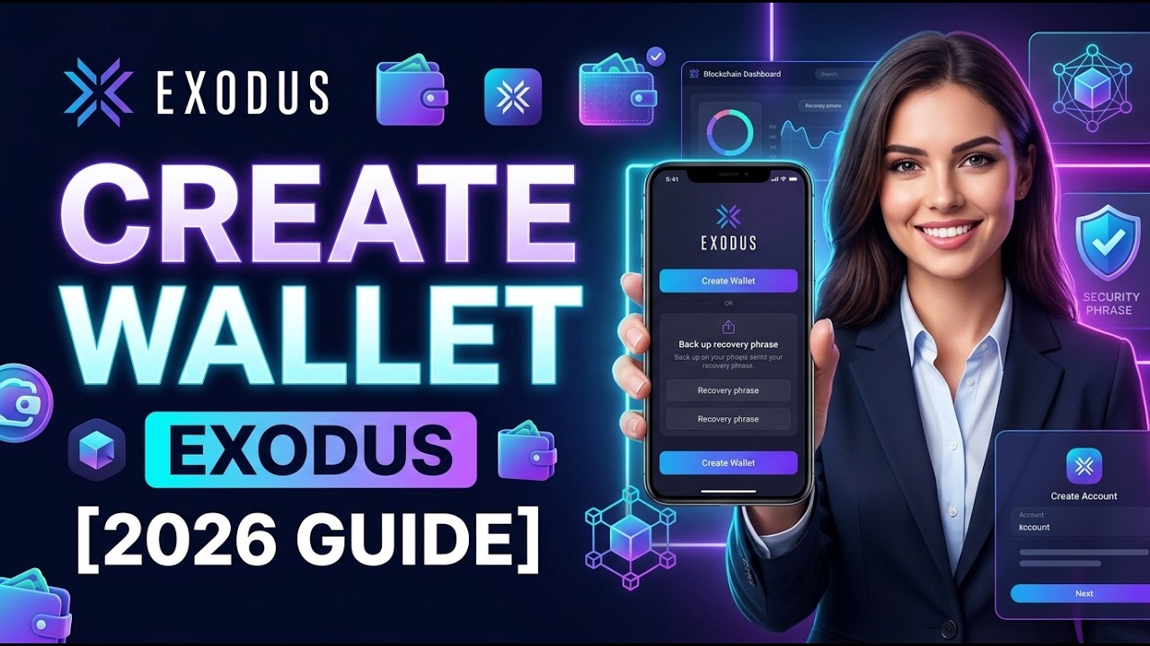 How to create Exodus Wallet Account [2026 Full Guide] - YouTube