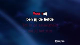 Video thumbnail of "Karaoke Jij bent de liefde - Maan *"