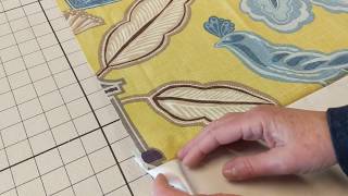 Sewing Hems for a Box Pleated Valance