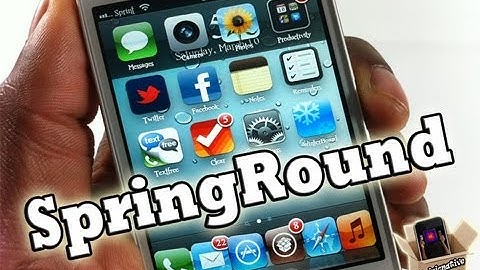 SpringRound - Access Springboard from Almost Anywhere on iPhone, iPod Touch & iPad