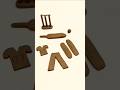 diy miniature mini clay cricket items kit 🏀🏏 #art #clay#cricket  #miniature #shorts #trending #viral