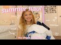 HUGE SUMMER TRY-ON CLOTHING HAUL: my dream wardrobe 2023! *Hollister dresses, tops, skirts, bikinis*