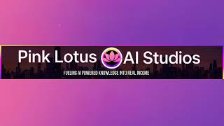 Pink Lotus AI Studios Live Stream