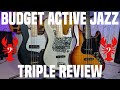 Sire vs. Squire vs. Bacchus - 3x Budget Active Jazz Review EXTRAVAGANZA - LowEndLobster Head to Head