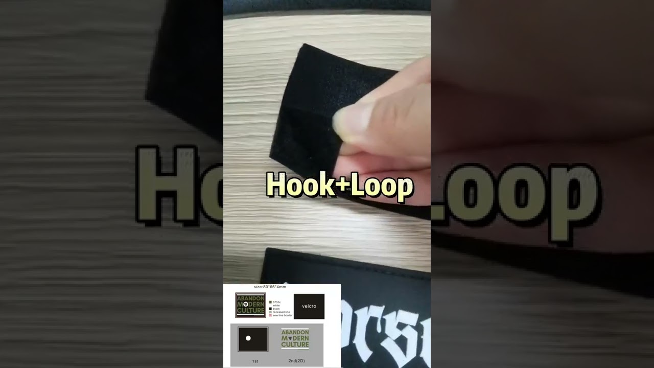 Custom 3D effect soft rubber logo patches PVC badges with hook and loop backing  Pinna  0705