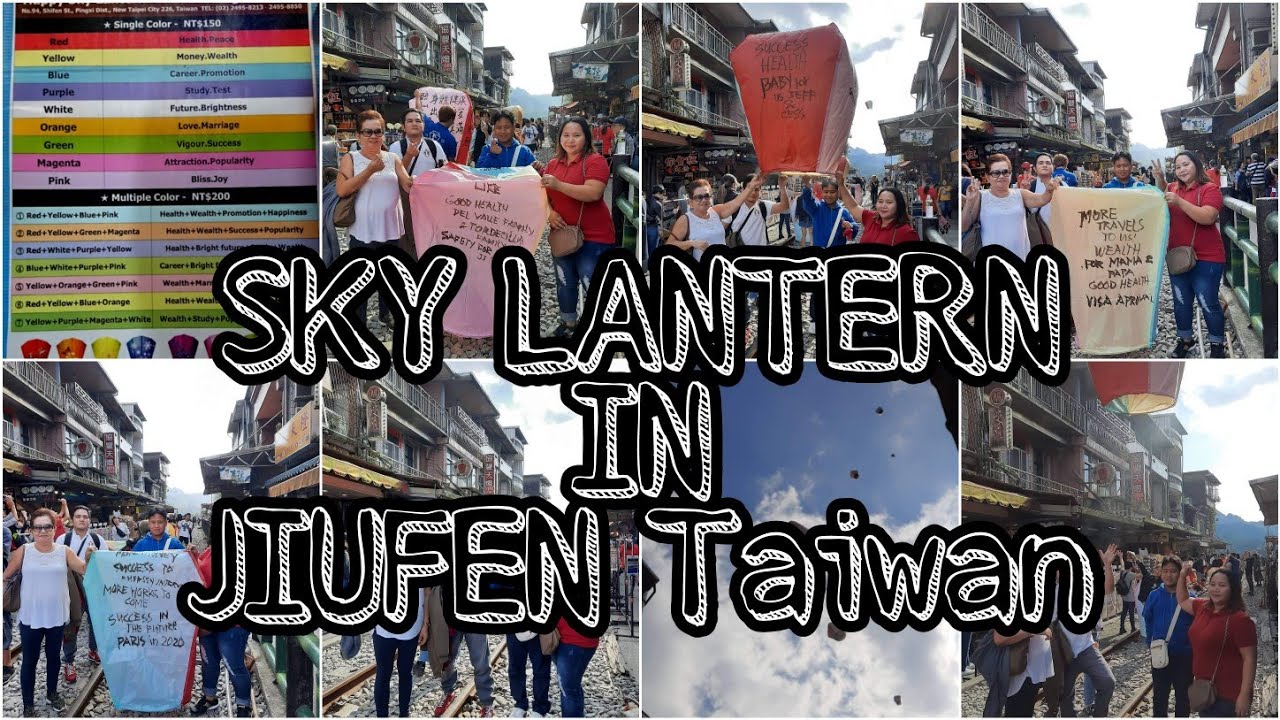 SKY LANTERN in JIUFEN taiwan YouTube