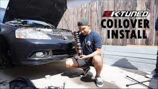 K-Tuned Coilover Install on My RSX