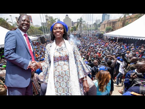 LIVE!! BREAKING NEWS!! RAILA ODINGA FINALLY ANNOUNCING HIS RUNNING MATE AT KICC!!