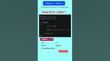 C++ QUIZ ❓🔷 comparison operators #cpp #coding #codingchallenge #lovecode #competitivecoding #coder