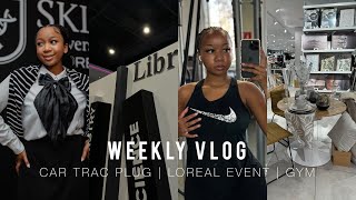 #weeklyvlog | Car Track Plug | L’Oréal Event | Home Updates/Haul