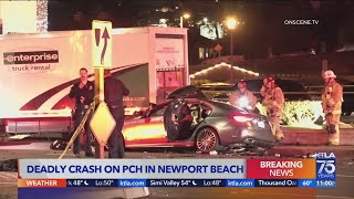 Fatal traffic collision in Newport Beach prompts road closure