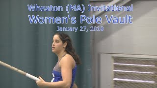 Wheaton (MA) Invitational, Women's Pole Vault, 1/27/2018
