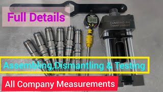 how to repair cummins common Rail injector ! Cummins 4384786 injector Measurements  !