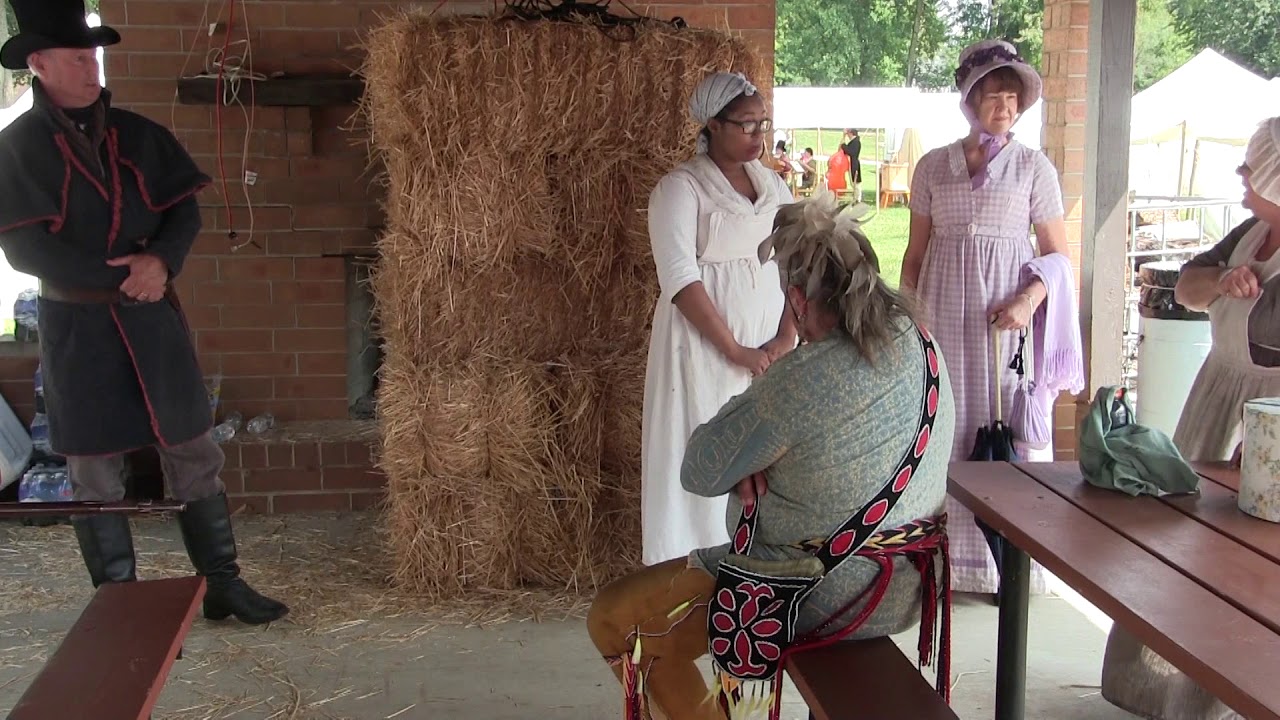 Ft. Jennings Fort Fest 2018 1812 Wardrobe Demostration YouTube