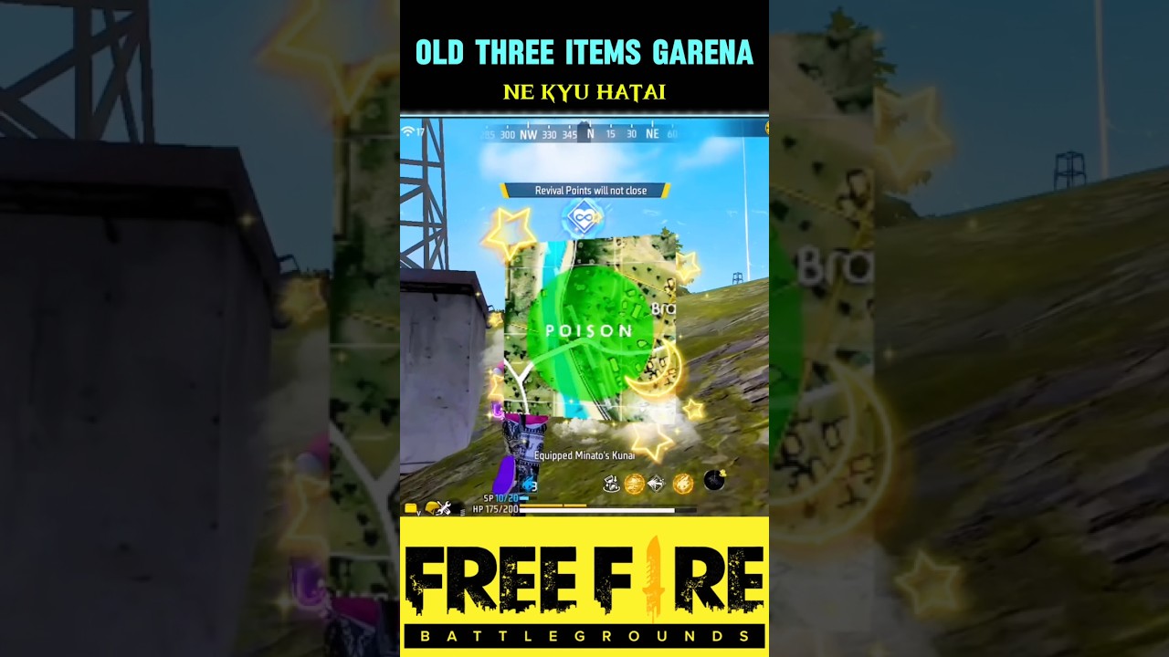 TOP 3 OLD ITEMS REMOVE IN FREE FIRE 