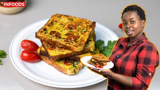 EASY Masala French Toast | How To Make French Toast | Savory French Toast Recipe | Infoods