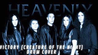 Heavenly - Victory (Creature Of The Night) - Drum Cover - Power Metal