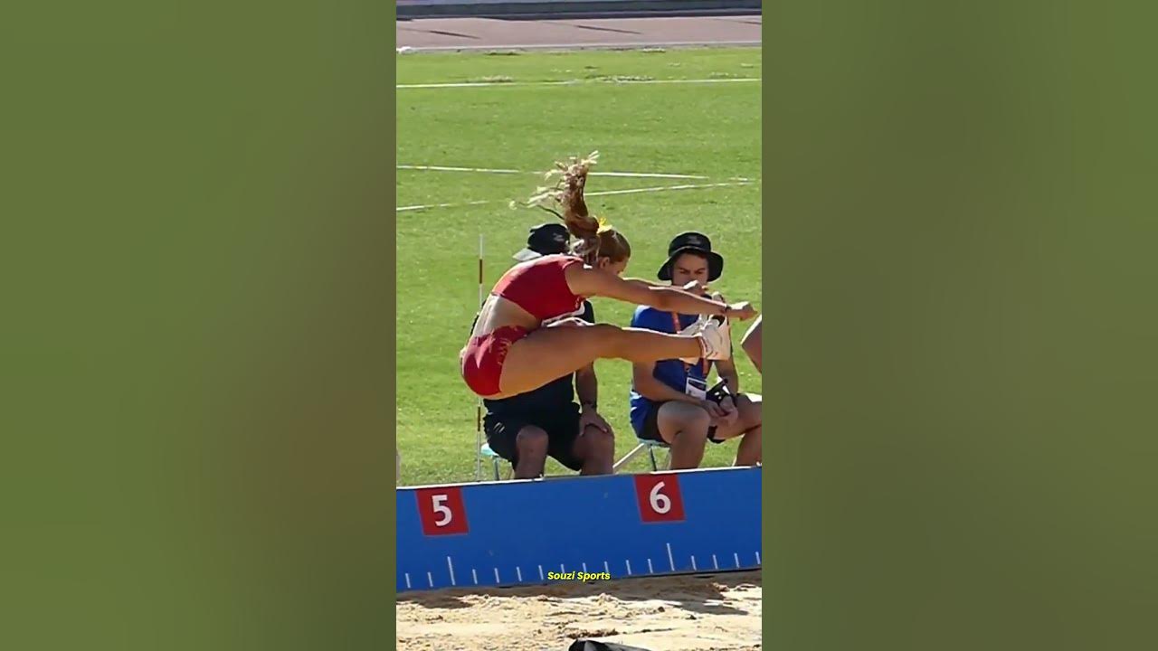 Laura Martínez Takes Flight 🌪️✨ | Long Jump Royalty in Action 👑💥