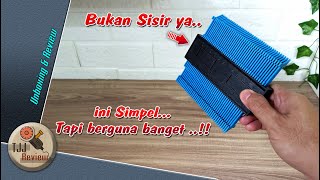 Simpel tapi berguna banget, review alat duplikator ruller/contour gauge