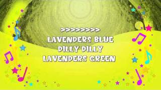 Lavenders Blue Dilly Dilly | Karaoke | Bedtime Song | Cinderella | Nursery Rhyme | KiddieOK