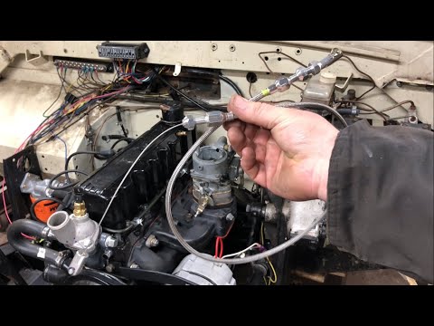 Throttle cable conversion Land Rover Series 2A Scotty adapter swap engine