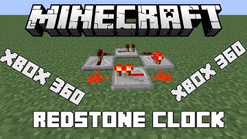 How to make a Redstone clock: Minecraft Xbox 360
