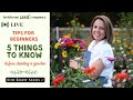 Sow right seeds  beginner gardening  5 things to know